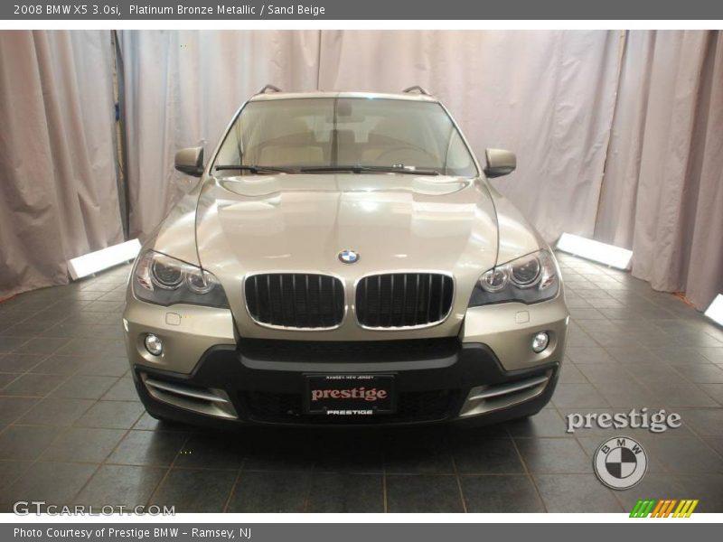 Platinum Bronze Metallic / Sand Beige 2008 BMW X5 3.0si