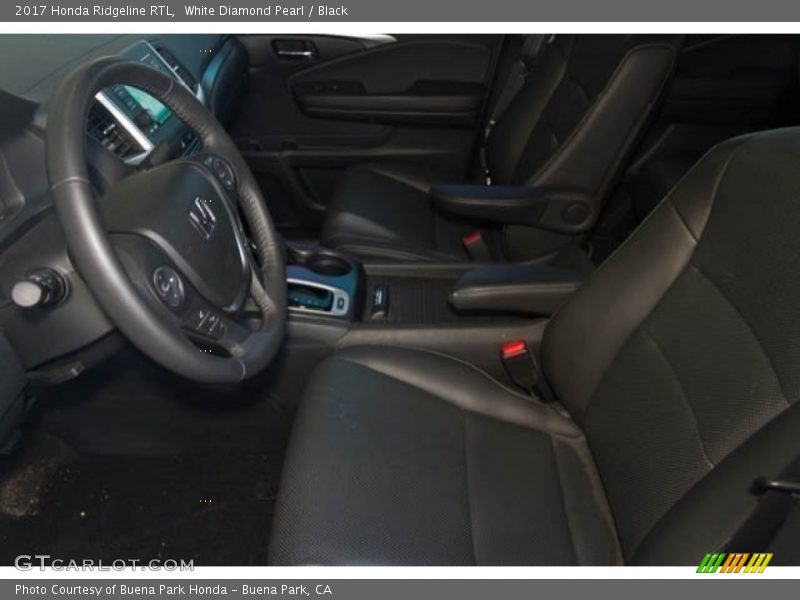 White Diamond Pearl / Black 2017 Honda Ridgeline RTL