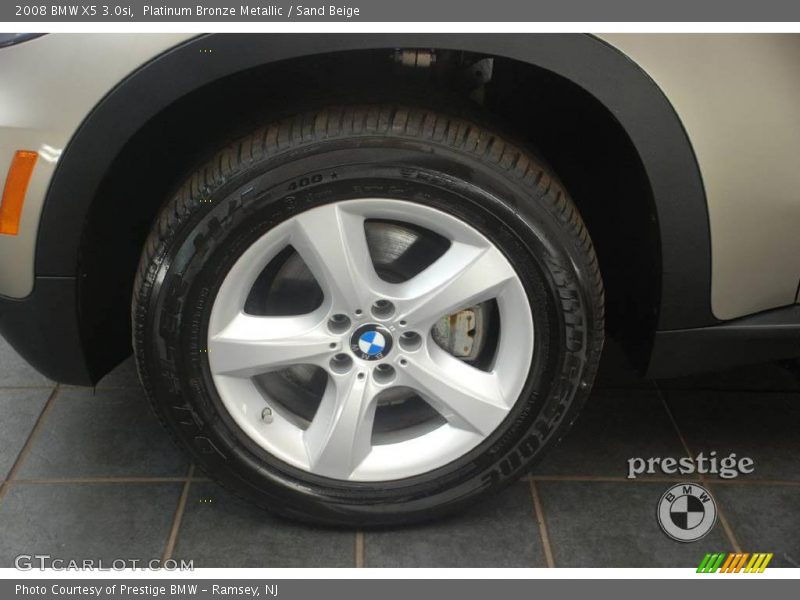 Platinum Bronze Metallic / Sand Beige 2008 BMW X5 3.0si
