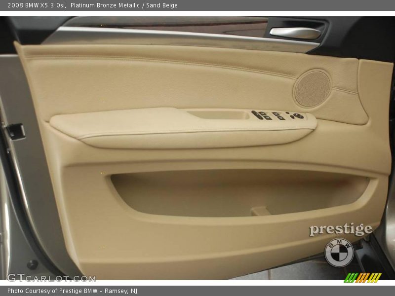 Platinum Bronze Metallic / Sand Beige 2008 BMW X5 3.0si