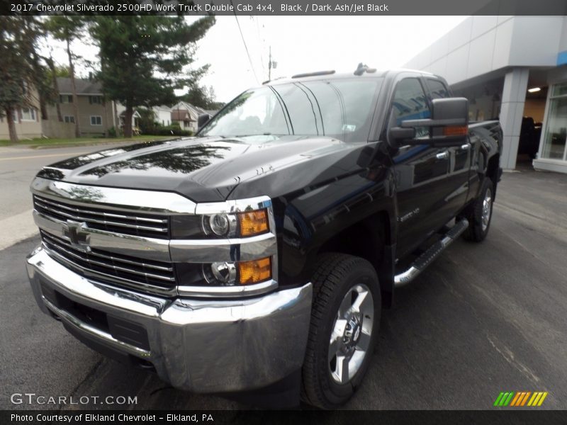 Black / Dark Ash/Jet Black 2017 Chevrolet Silverado 2500HD Work Truck Double Cab 4x4