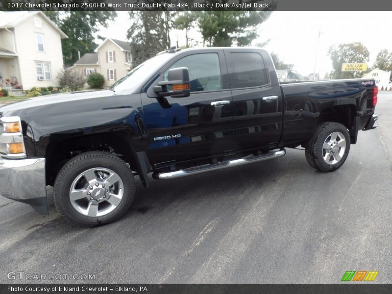 Black / Dark Ash/Jet Black 2017 Chevrolet Silverado 2500HD Work Truck Double Cab 4x4