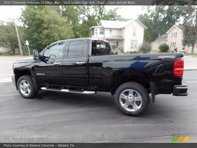 Black / Dark Ash/Jet Black 2017 Chevrolet Silverado 2500HD Work Truck Double Cab 4x4