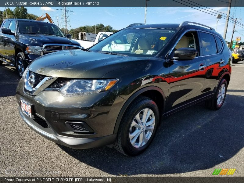 Midnight Jade / Almond 2016 Nissan Rogue SL AWD