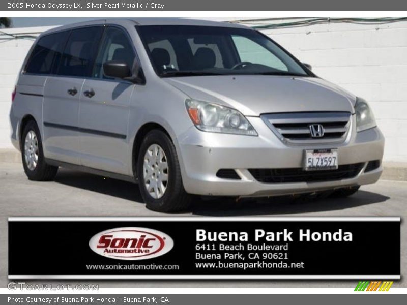 Silver Pearl Metallic / Gray 2005 Honda Odyssey LX