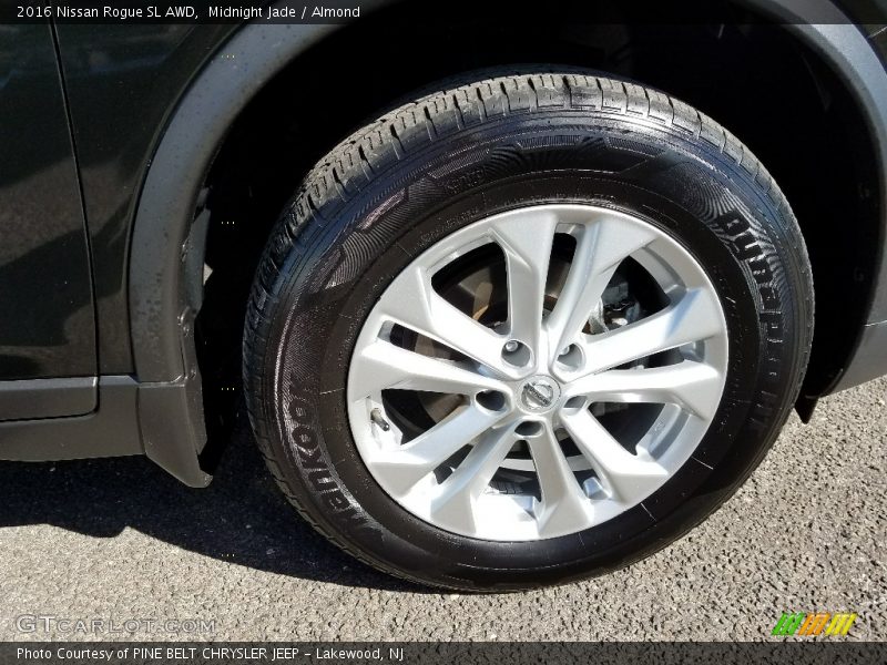 Midnight Jade / Almond 2016 Nissan Rogue SL AWD