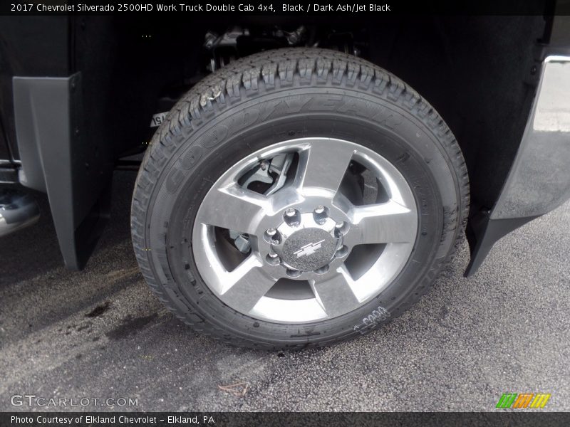 Black / Dark Ash/Jet Black 2017 Chevrolet Silverado 2500HD Work Truck Double Cab 4x4