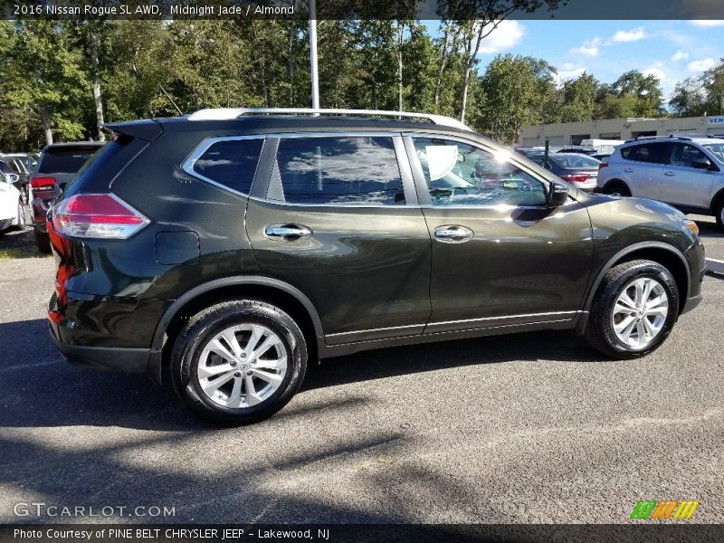 Midnight Jade / Almond 2016 Nissan Rogue SL AWD