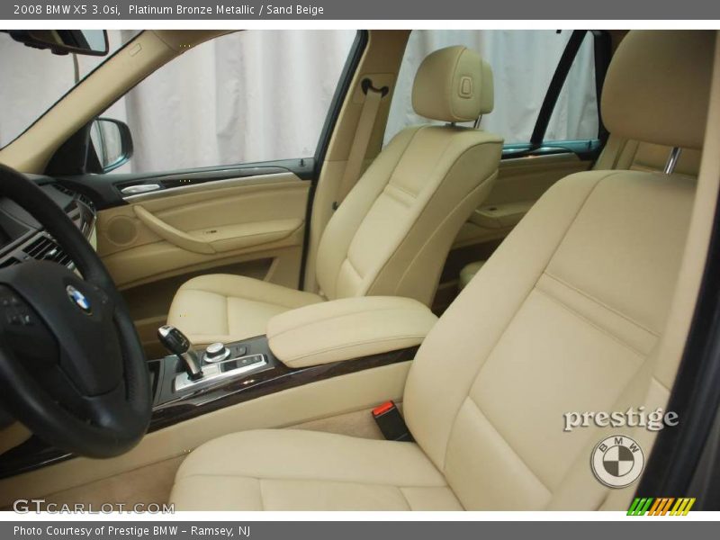 Platinum Bronze Metallic / Sand Beige 2008 BMW X5 3.0si