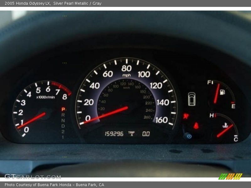 Silver Pearl Metallic / Gray 2005 Honda Odyssey LX