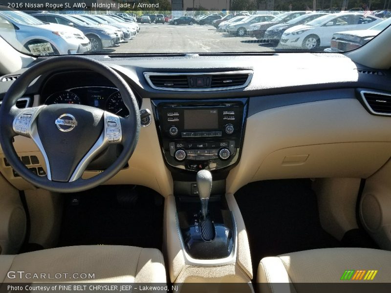 Midnight Jade / Almond 2016 Nissan Rogue SL AWD