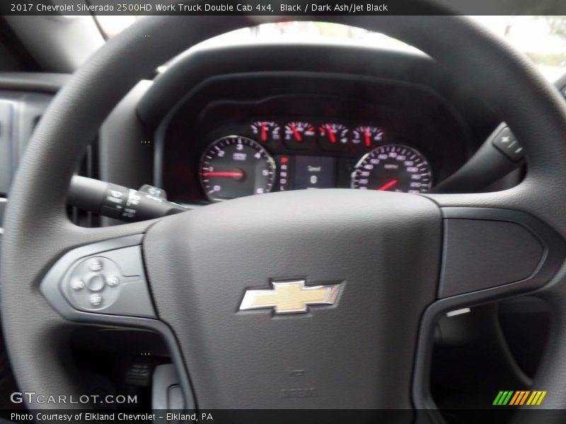 Black / Dark Ash/Jet Black 2017 Chevrolet Silverado 2500HD Work Truck Double Cab 4x4