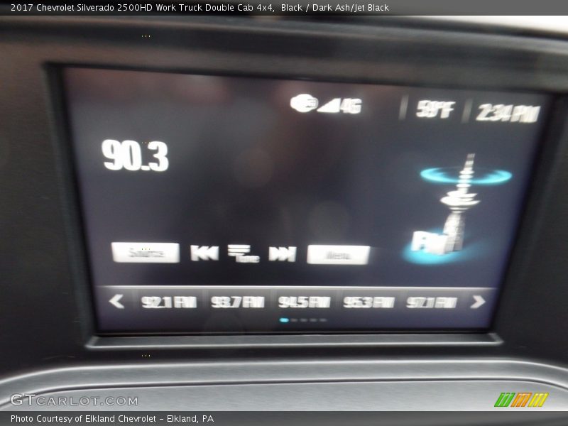 Black / Dark Ash/Jet Black 2017 Chevrolet Silverado 2500HD Work Truck Double Cab 4x4