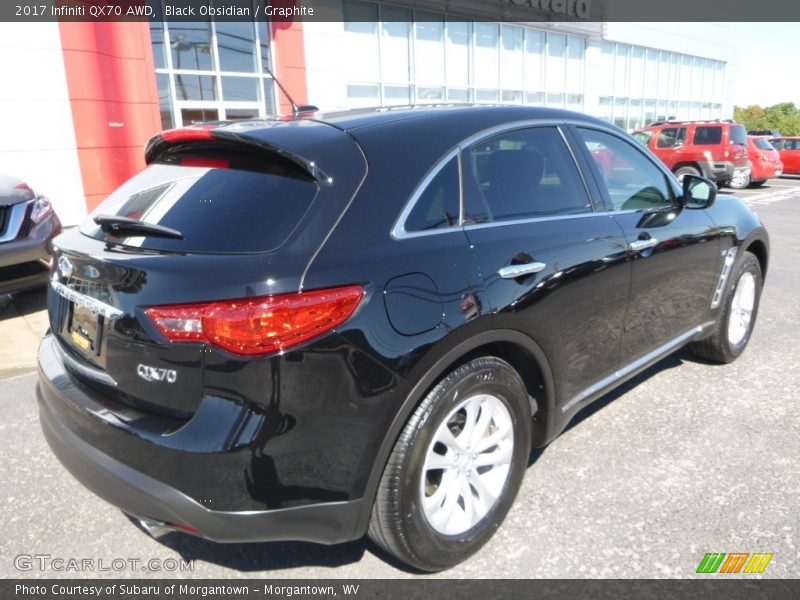 Black Obsidian / Graphite 2017 Infiniti QX70 AWD