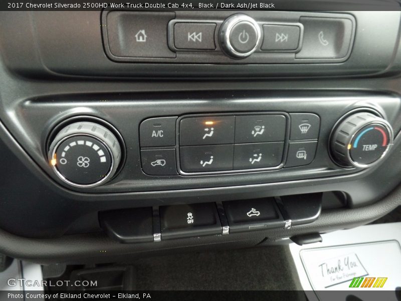 Black / Dark Ash/Jet Black 2017 Chevrolet Silverado 2500HD Work Truck Double Cab 4x4