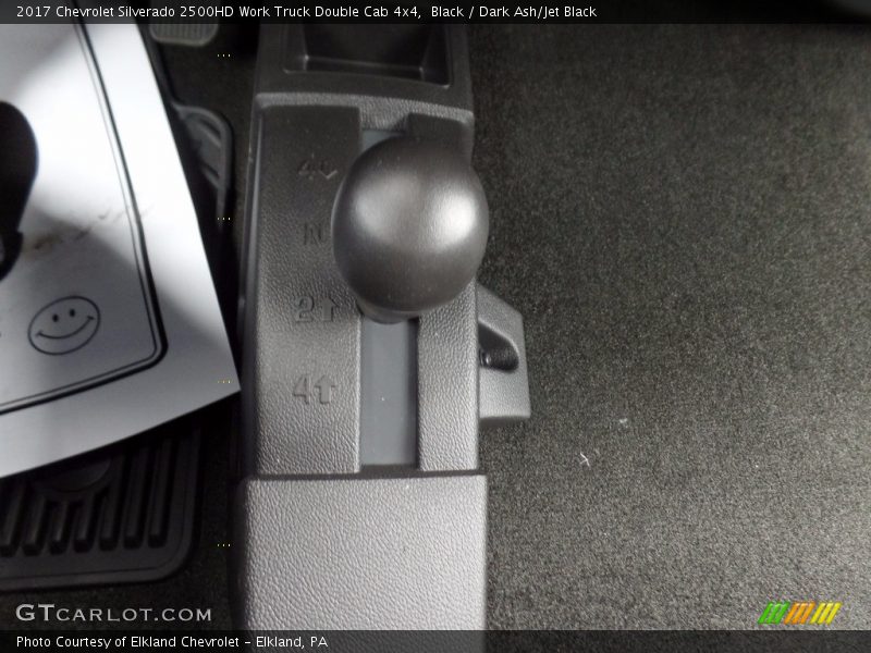 Black / Dark Ash/Jet Black 2017 Chevrolet Silverado 2500HD Work Truck Double Cab 4x4