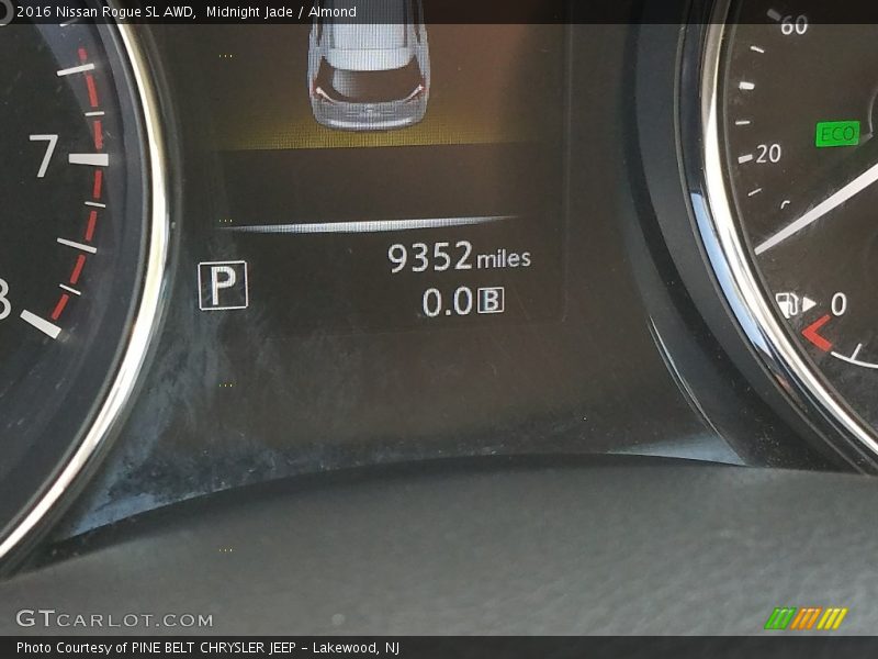 Midnight Jade / Almond 2016 Nissan Rogue SL AWD