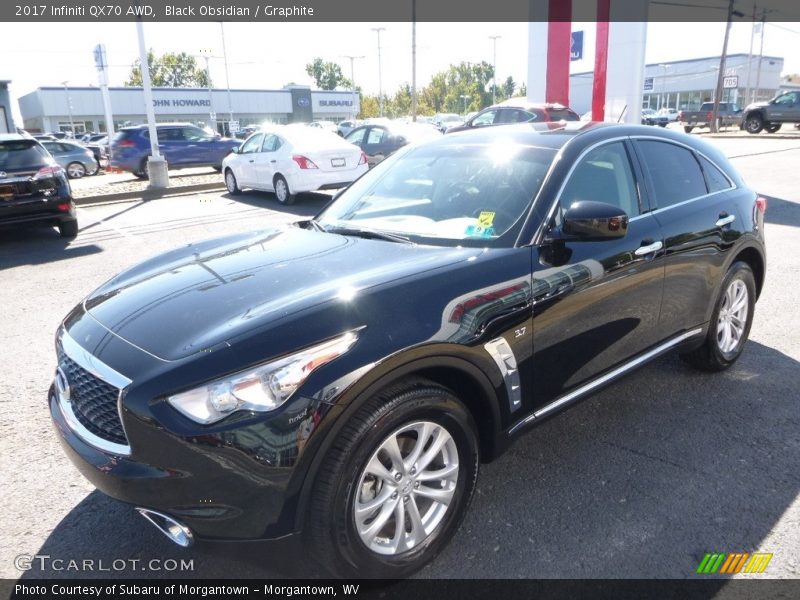  2017 QX70 AWD Black Obsidian