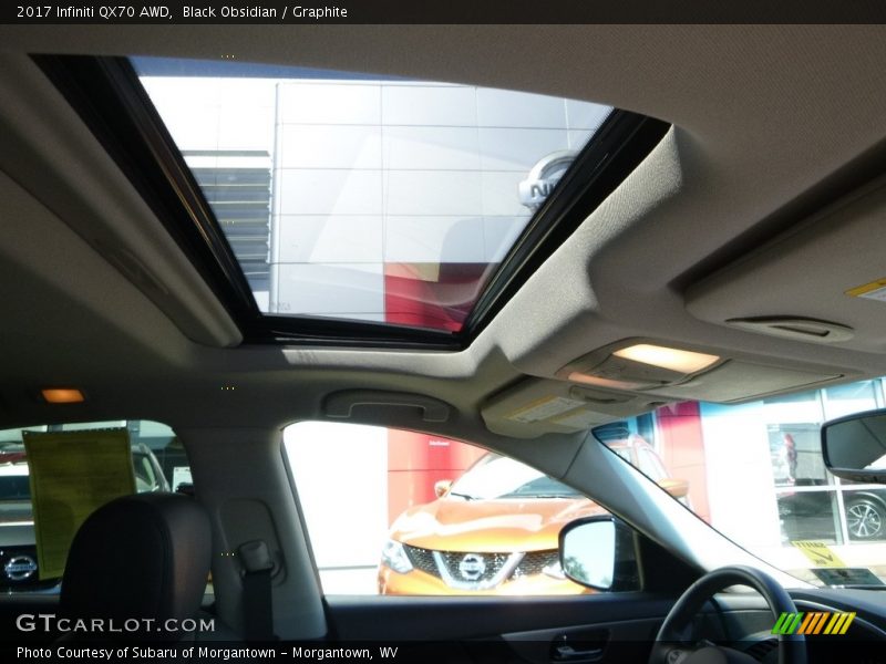 Black Obsidian / Graphite 2017 Infiniti QX70 AWD