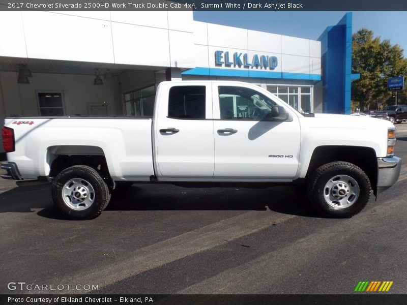 Summit White / Dark Ash/Jet Black 2017 Chevrolet Silverado 2500HD Work Truck Double Cab 4x4