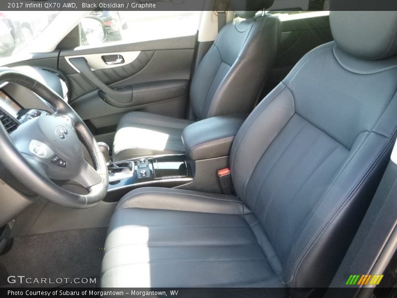 Front Seat of 2017 QX70 AWD