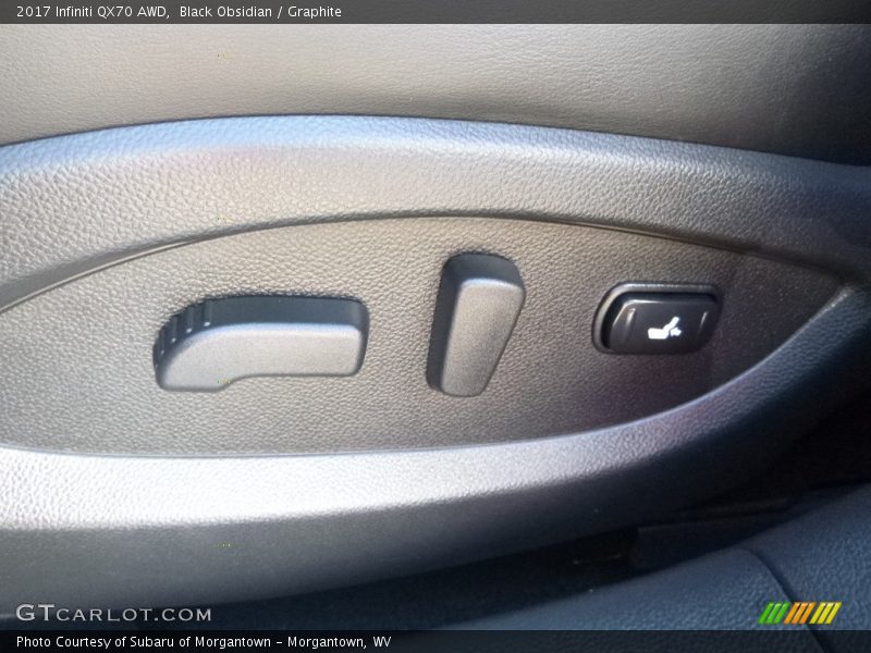 Black Obsidian / Graphite 2017 Infiniti QX70 AWD