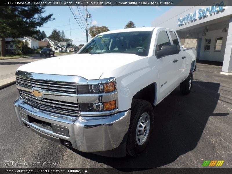 Summit White / Dark Ash/Jet Black 2017 Chevrolet Silverado 2500HD Work Truck Double Cab 4x4