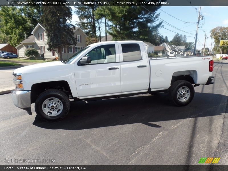 Summit White / Dark Ash/Jet Black 2017 Chevrolet Silverado 2500HD Work Truck Double Cab 4x4