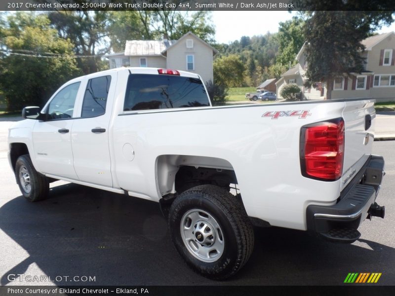Summit White / Dark Ash/Jet Black 2017 Chevrolet Silverado 2500HD Work Truck Double Cab 4x4