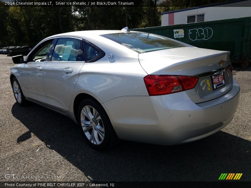 Silver Ice Metallic / Jet Black/Dark Titanium 2014 Chevrolet Impala LT