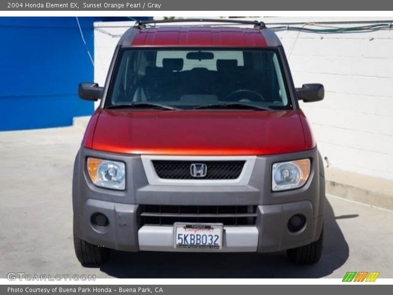 Sunset Orange Pearl / Gray 2004 Honda Element EX