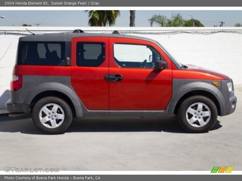 Sunset Orange Pearl / Gray 2004 Honda Element EX