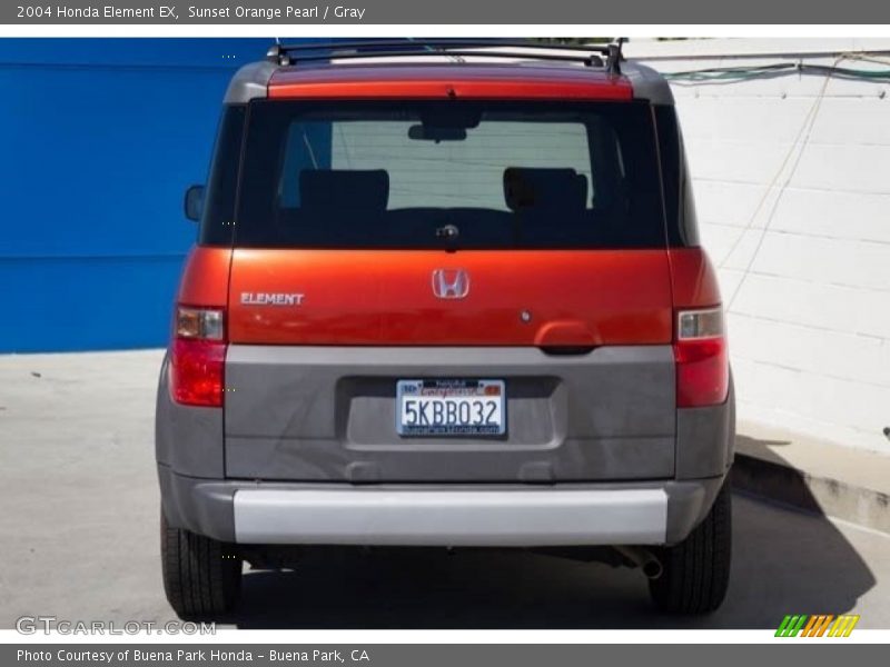 Sunset Orange Pearl / Gray 2004 Honda Element EX