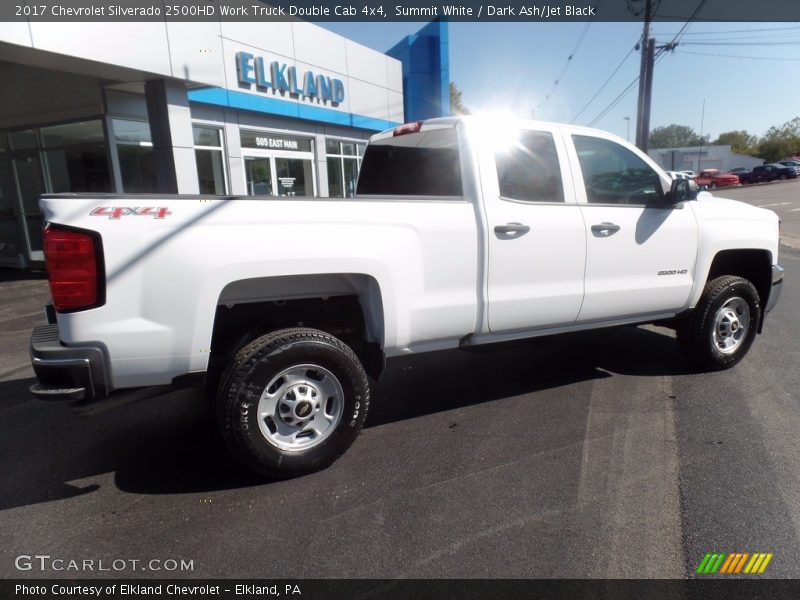 Summit White / Dark Ash/Jet Black 2017 Chevrolet Silverado 2500HD Work Truck Double Cab 4x4