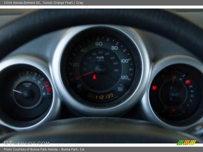 Sunset Orange Pearl / Gray 2004 Honda Element EX