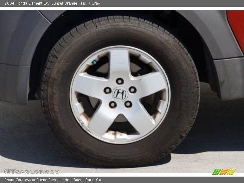 Sunset Orange Pearl / Gray 2004 Honda Element EX