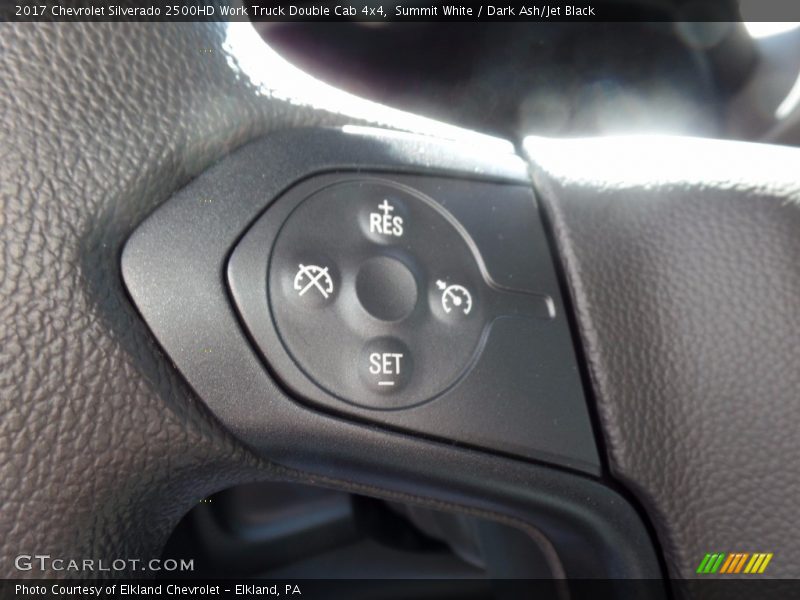 Summit White / Dark Ash/Jet Black 2017 Chevrolet Silverado 2500HD Work Truck Double Cab 4x4