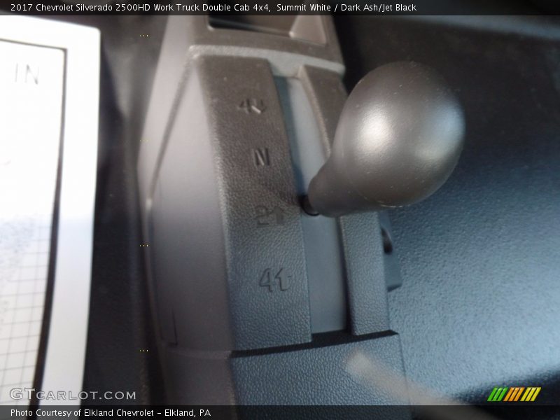 Summit White / Dark Ash/Jet Black 2017 Chevrolet Silverado 2500HD Work Truck Double Cab 4x4