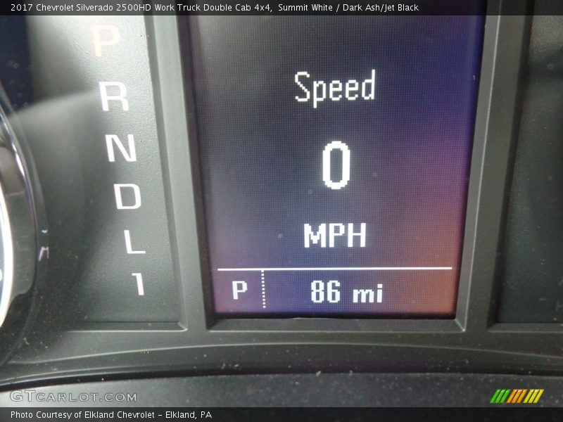 Summit White / Dark Ash/Jet Black 2017 Chevrolet Silverado 2500HD Work Truck Double Cab 4x4