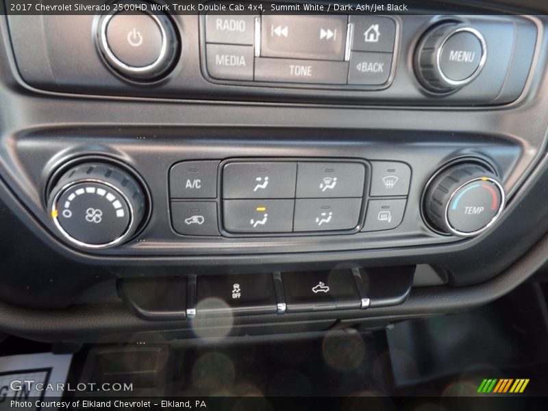 Summit White / Dark Ash/Jet Black 2017 Chevrolet Silverado 2500HD Work Truck Double Cab 4x4