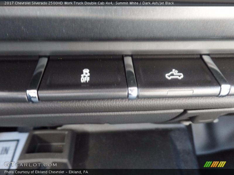 Summit White / Dark Ash/Jet Black 2017 Chevrolet Silverado 2500HD Work Truck Double Cab 4x4