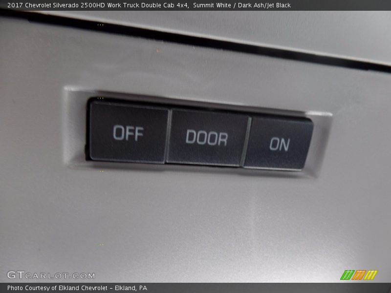 Summit White / Dark Ash/Jet Black 2017 Chevrolet Silverado 2500HD Work Truck Double Cab 4x4