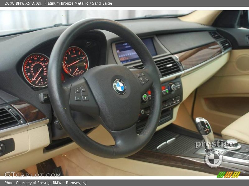 Platinum Bronze Metallic / Sand Beige 2008 BMW X5 3.0si