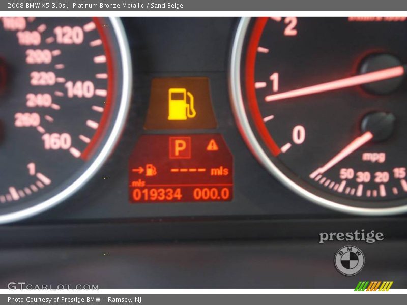 Platinum Bronze Metallic / Sand Beige 2008 BMW X5 3.0si