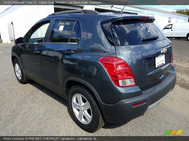 Cyber Gray Metallic / Jet Black/Light Titanium 2016 Chevrolet Trax LT
