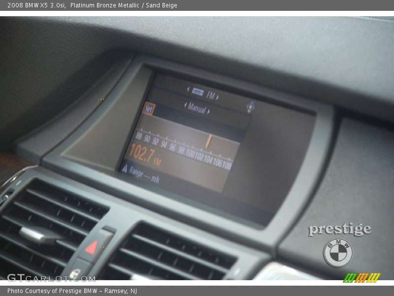 Platinum Bronze Metallic / Sand Beige 2008 BMW X5 3.0si