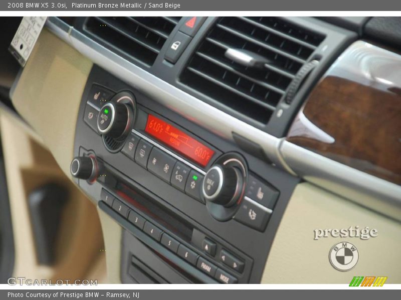 Platinum Bronze Metallic / Sand Beige 2008 BMW X5 3.0si