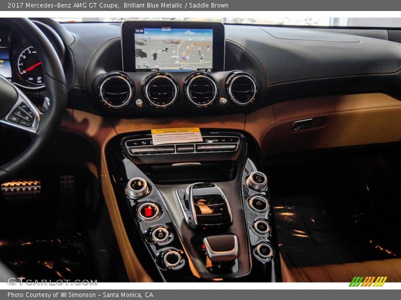 Controls of 2017 AMG GT Coupe