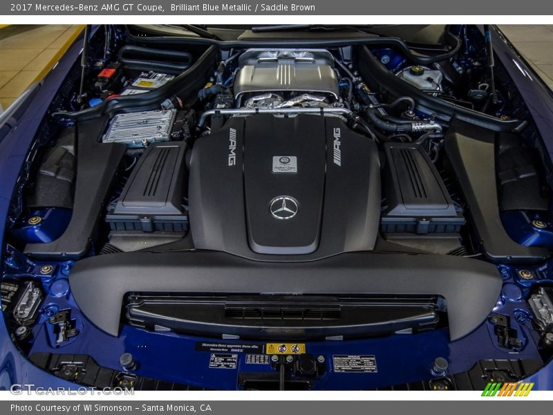  2017 AMG GT Coupe Engine - 4.0 Liter AMG Twin-Turbocharged DOHC 32-Valve VVT V8