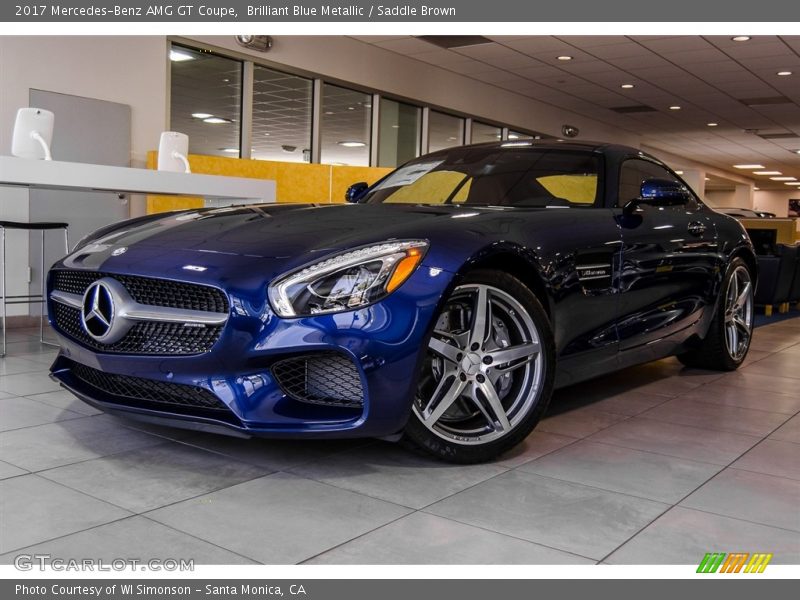  2017 AMG GT Coupe Brilliant Blue Metallic